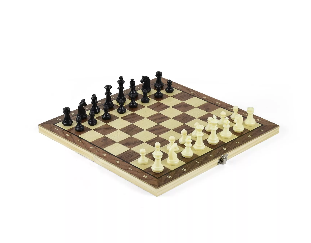 Набор 3 в 1 (шахматы, шашки, нарды) W280 магнит-дерево (размер: L #4 (39см))