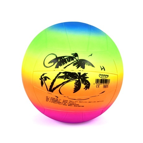 Мяч волейбольный PVC (цвет: радуга)